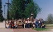 2003-05-05 • Jako pierwsi docieramy do obelisku poświęconemu naszemu patronowi ks. Stanisławowi Konarskiemu w Żarczycach Dużych
