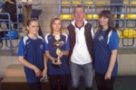 2012-04-21 • II miejsce drużyny dziewcząt w składzie: Marta Bieniek, Olga Szczerbińska, Ilona Bieniek pod wodzą Andrzeja Fendrycha w Finale Wojewódzkiego Turnieju Tenisa Stołowego