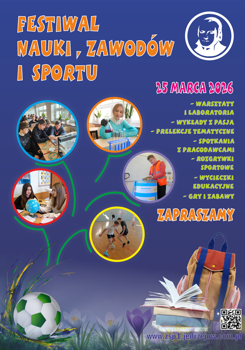 Plakat Festiwalu Nauki, Zawodów i Sportu