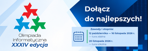 Plakat 34 Olimpiady Informatycznej