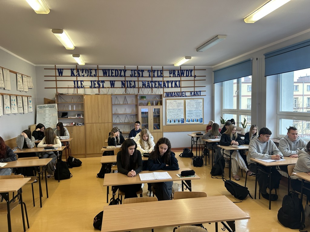 Zdjęcie pracowni matematycznej