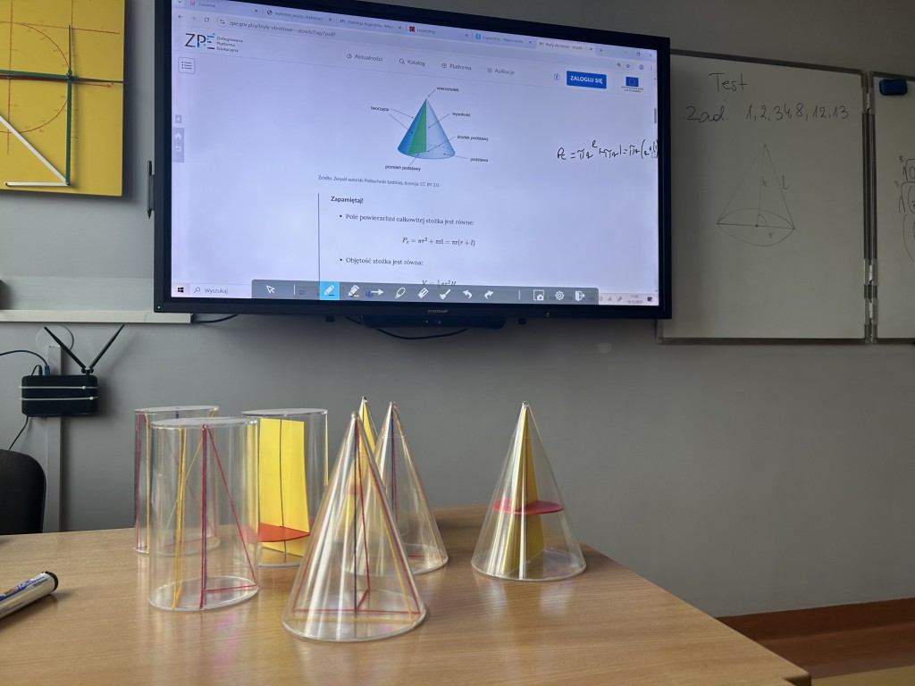 Zdjęcie pracowni matematycznej