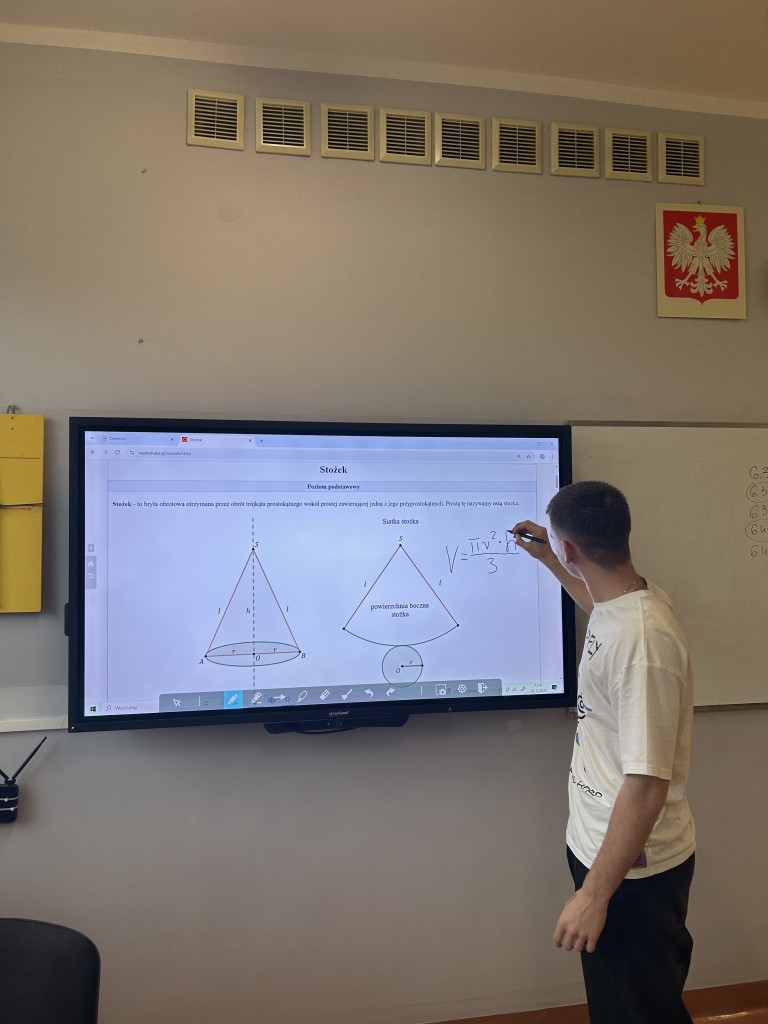 Zdjęcie pracowni matematycznej