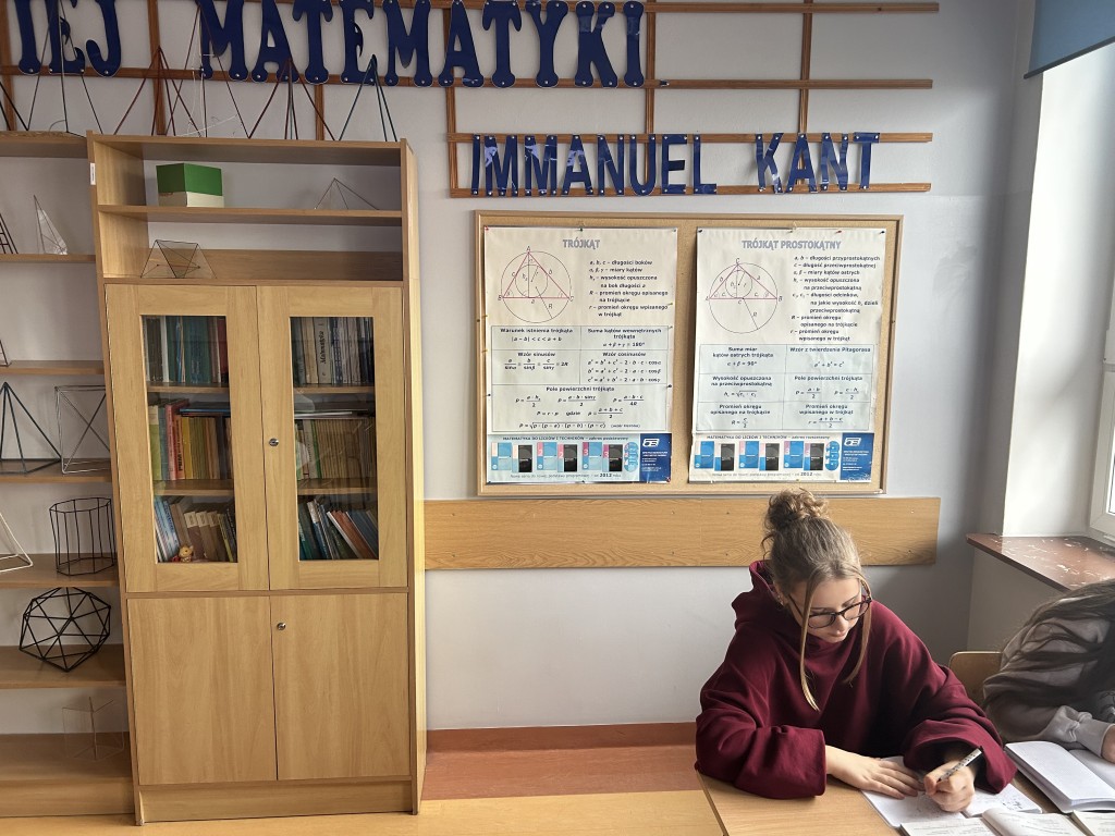 Zdjęcie pracowni matematycznej