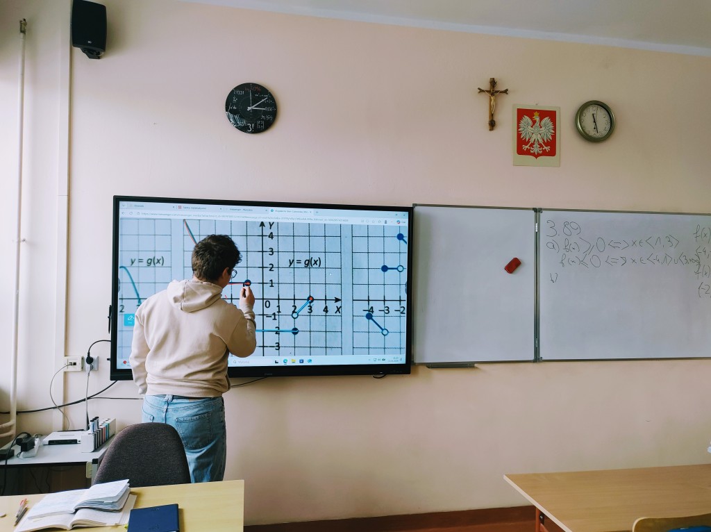 Zdjęcie pracowni matematycznej