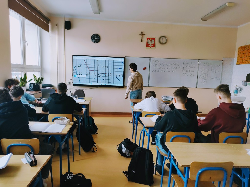 Zdjęcie pracowni matematycznej
