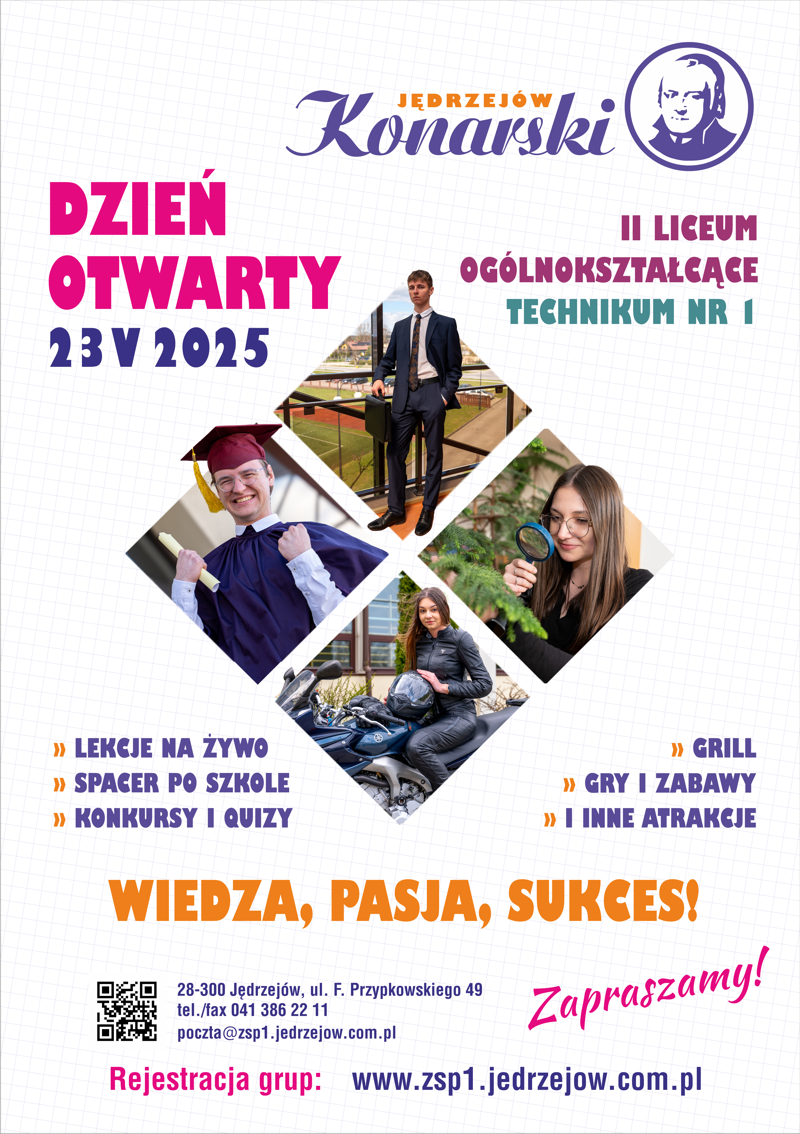 Plakat na Dzień Otwarty 2025