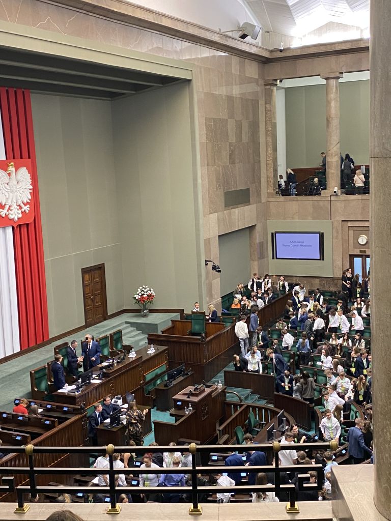 Uczniowie Konarskiego w Sejmie
